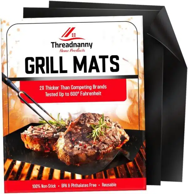 BBQ Grill Mat by Threadnanny