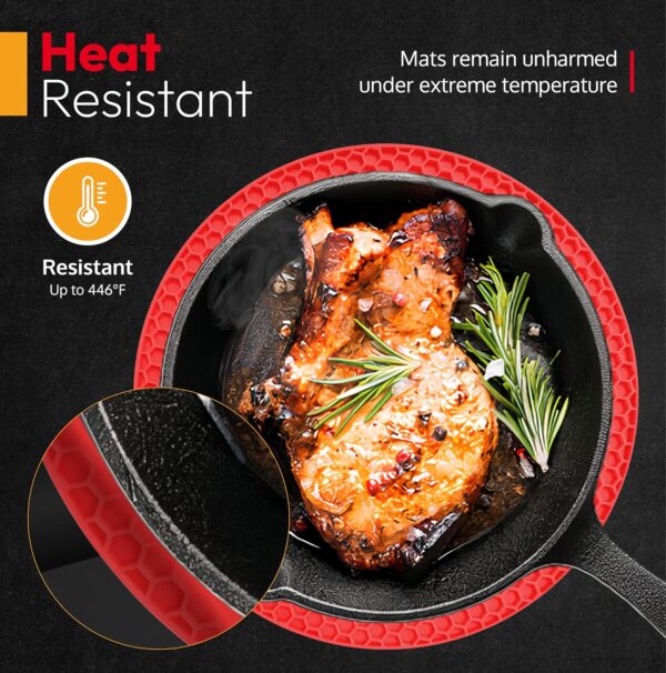 Silicone Trivet Mat - Heat Resistant