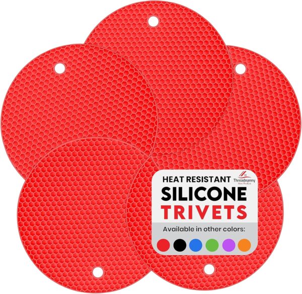 Silicone Trivet Mat by Threadnanny